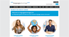 Desktop Screenshot of languageadvantage.com