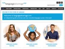 Tablet Screenshot of languageadvantage.com